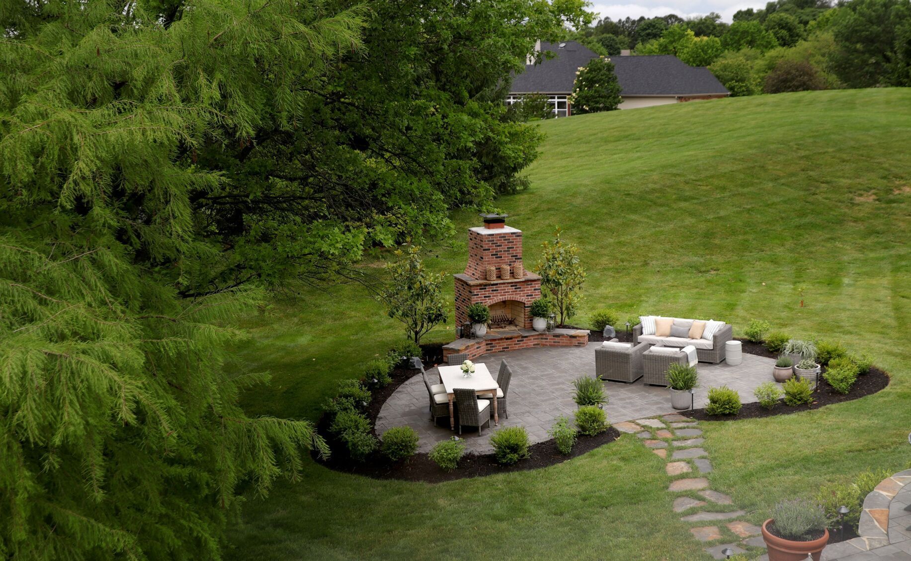 At home with Michelle and Chad Wiegmann in St. Charles